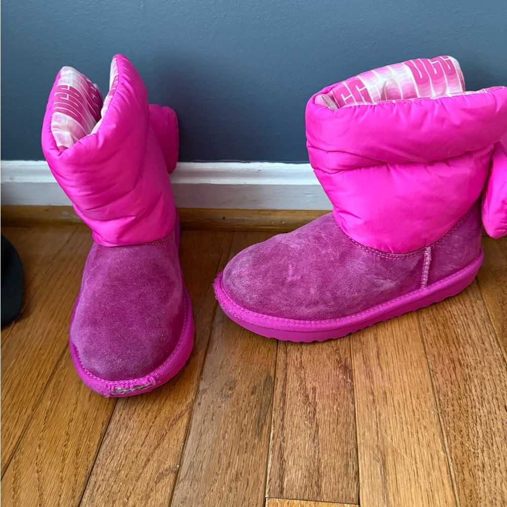 UGG Fuchsia and Magenta Kids Boots